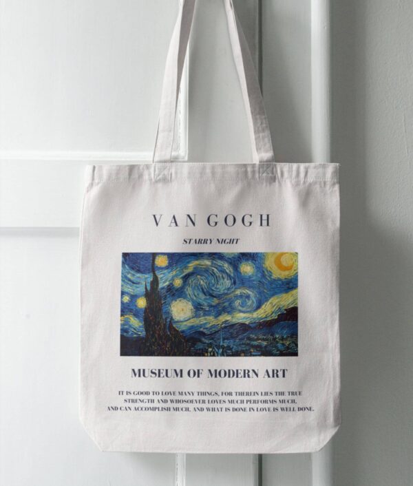 Starry Night Van Gogh Tote bag