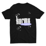 Laydown view of Karma Is My Boyfriend Oversized T-Shirt, inspired by Taylor Swift's song Karma