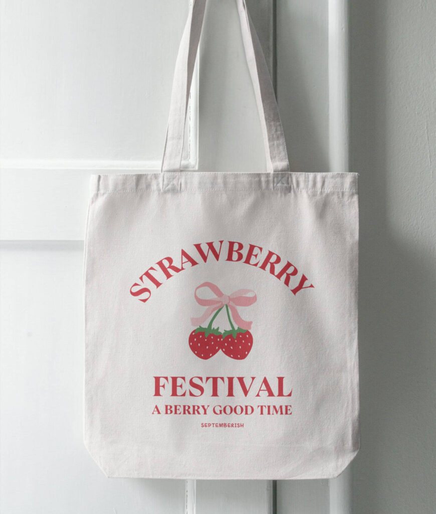 StrawberryfestivalToteBag